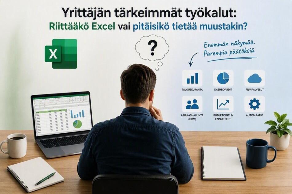 Yrittäjän tärkeimmät työkalut ovat laajat.